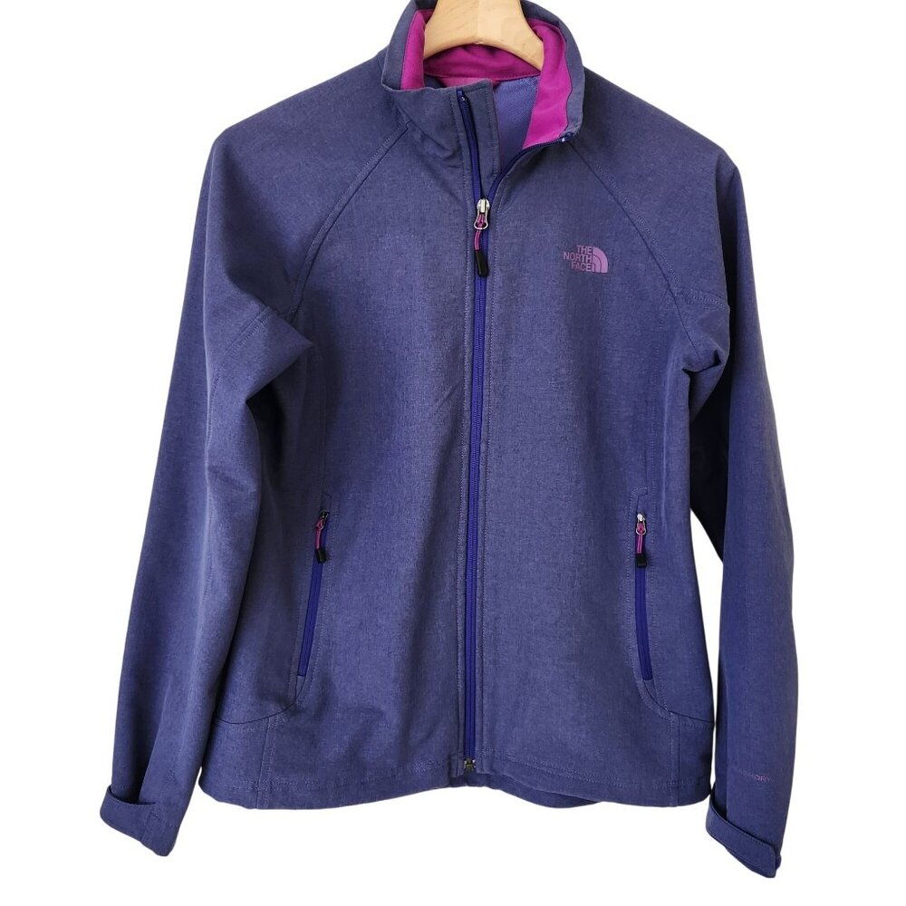 The North Face FlashDry Jacket Blue Purple Pink Outdoors Spring Fall Pretty Cute - Picture 1 of 12